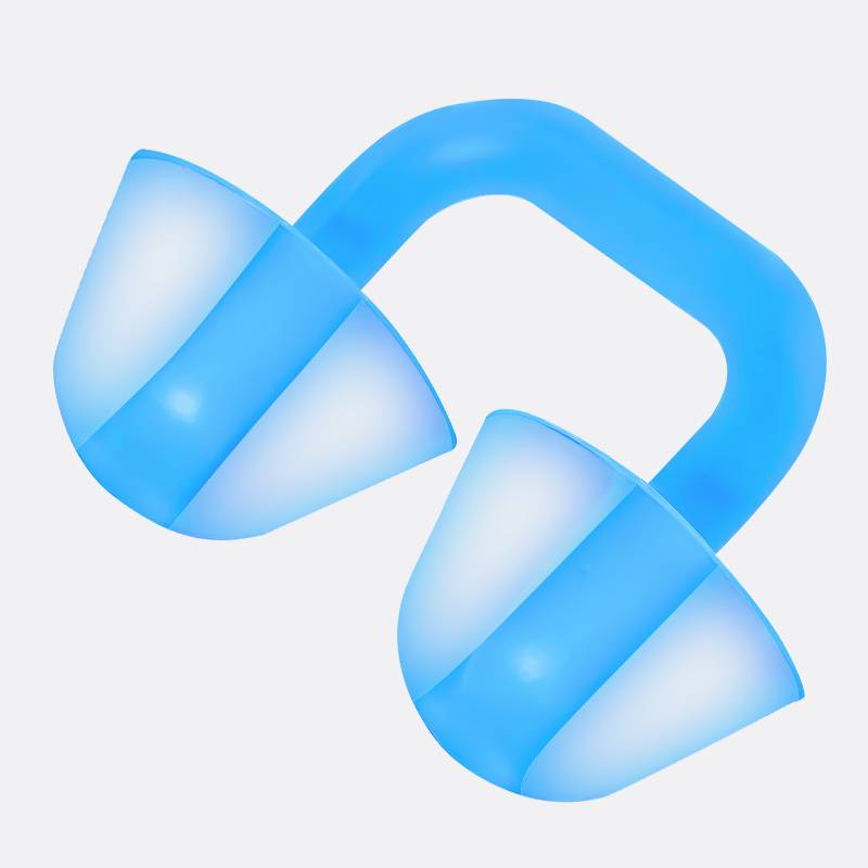 Invisible nasal plugs are blue